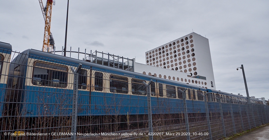 29.03.2023 - Baustelle REVO und Umgebung in Neuperlach